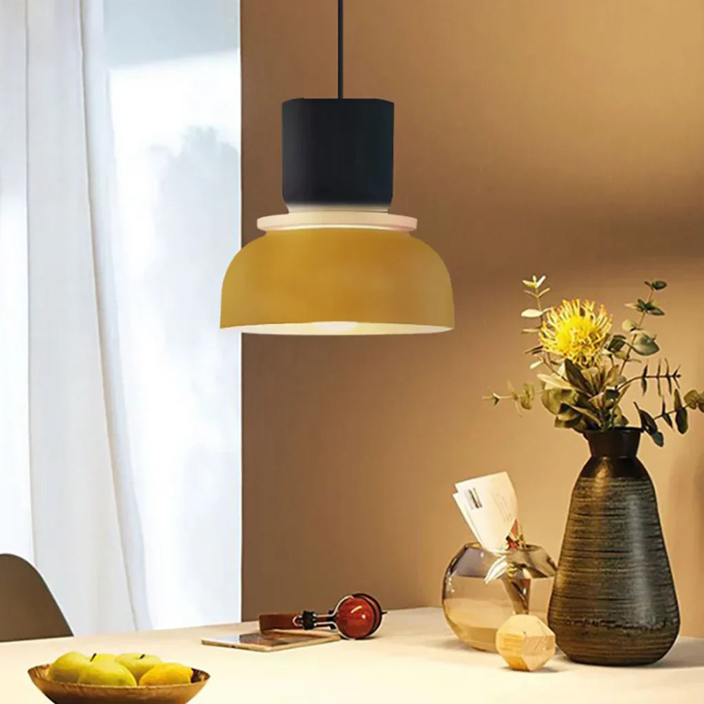 Pendant Light Acrylic 29.0 cm Macaron Pastel Living Room Dining Room Colour Block Hanging Ceiling Lamp E27 | Thomler