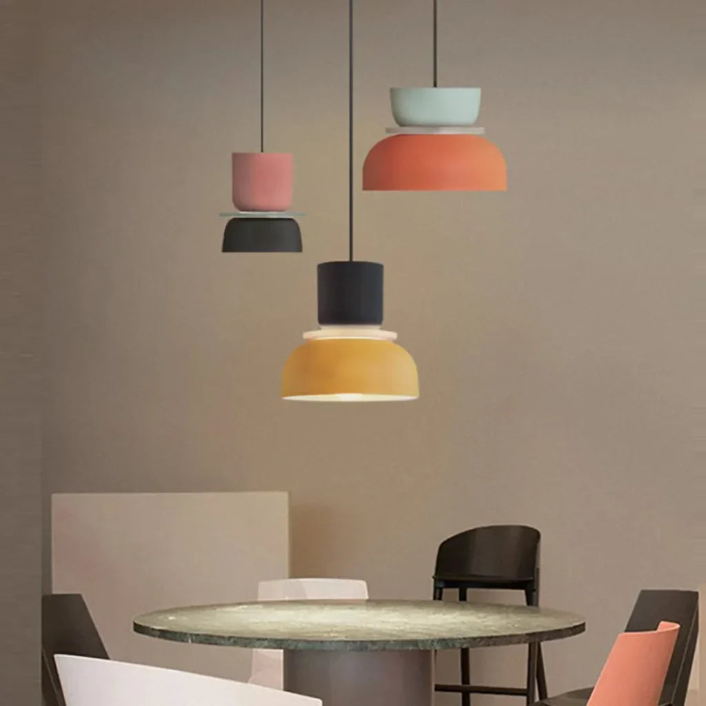 Pendant Light Acrylic Aluminium E27 29.0 cm Scandinavian Dining Room Kitchen Island Hanging Ceiling Lamp | Thomler