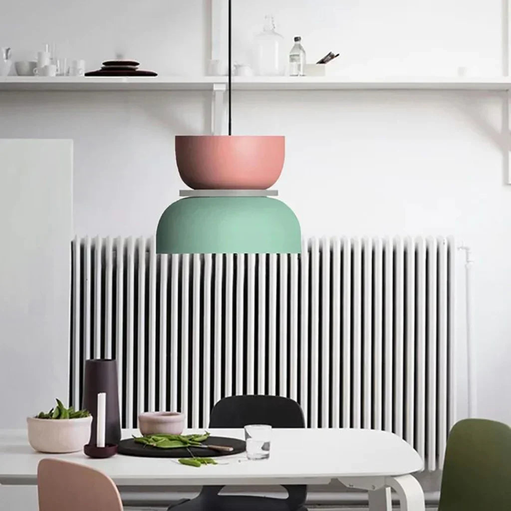Pendant Light Acrylic Aluminium E27 29.0 cm Scandinavian Dining Room Kitchen Island Hanging Ceiling Lamp | Thomler