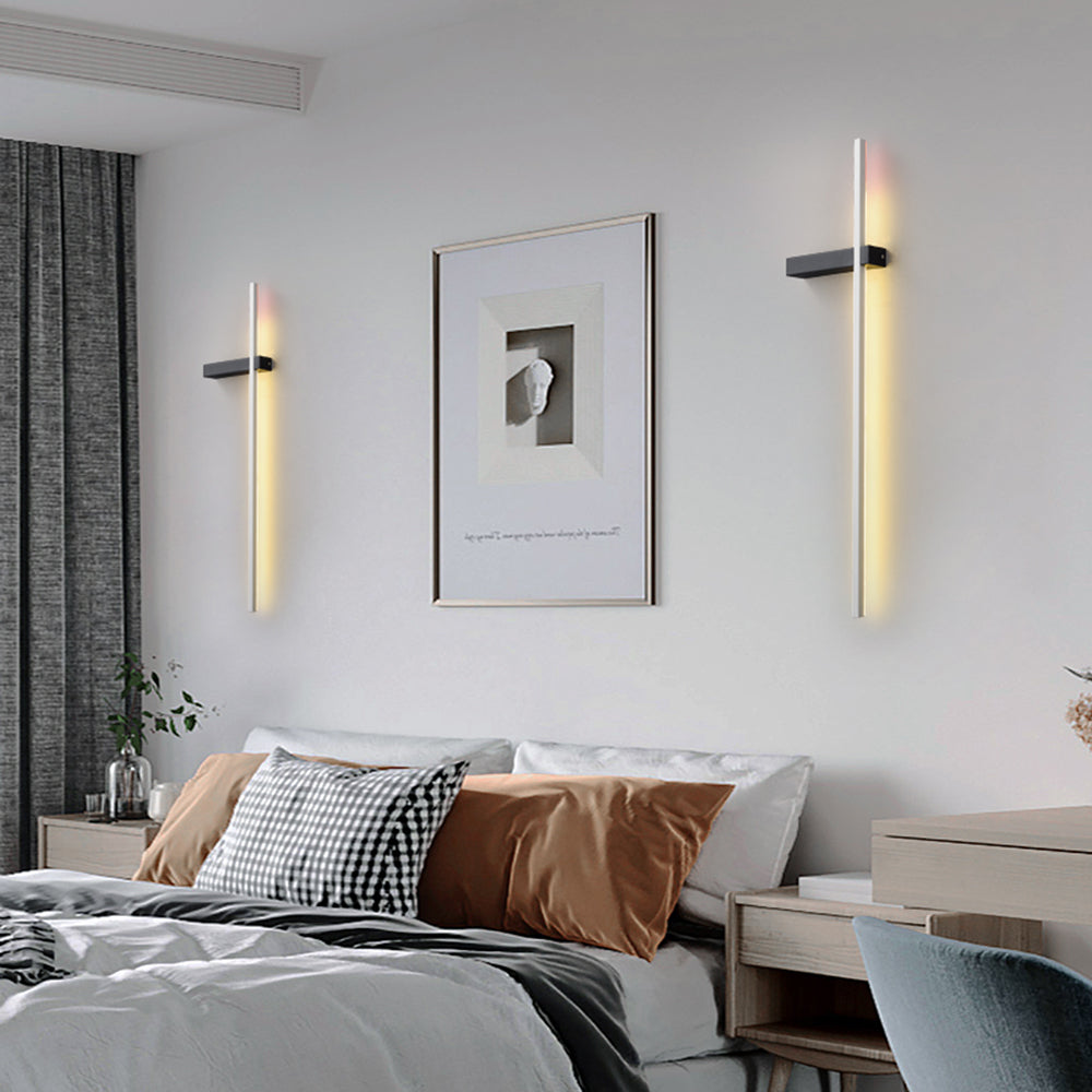 Dual-Tone Linear LED Wall Sconce – Modern Metal & Acrylic Light for Dining Rooms, Living Rooms & Home Offices | Thomler