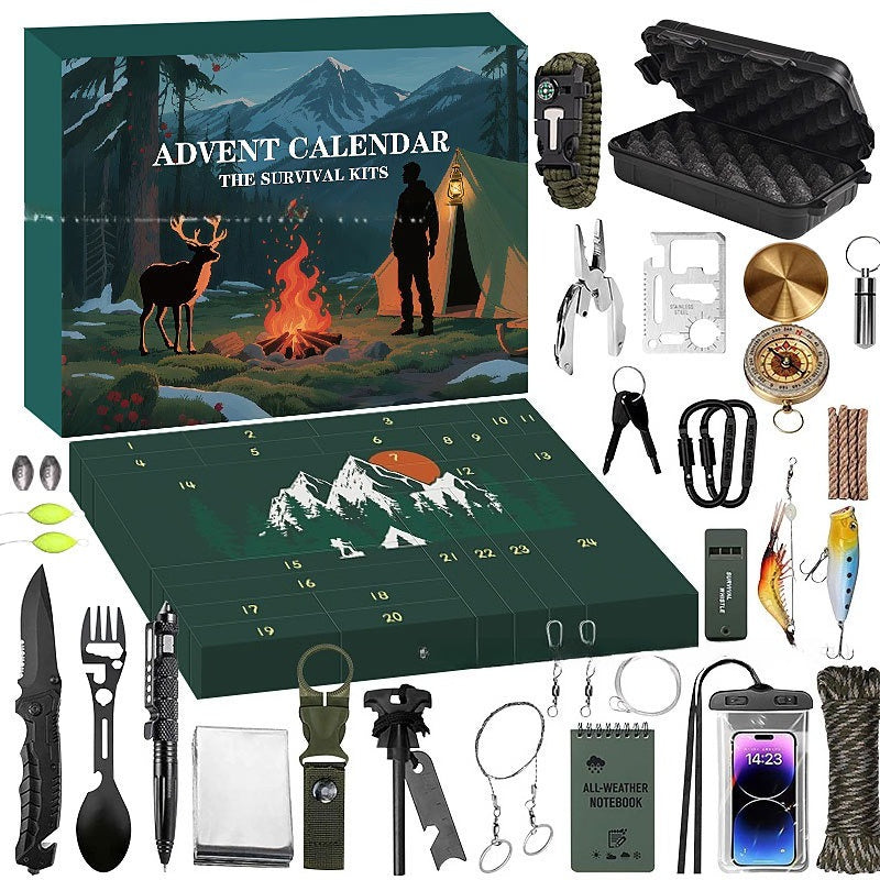 24-Day Adventure Tool Countdown Calendar for Hikers & Campers | Thomler
