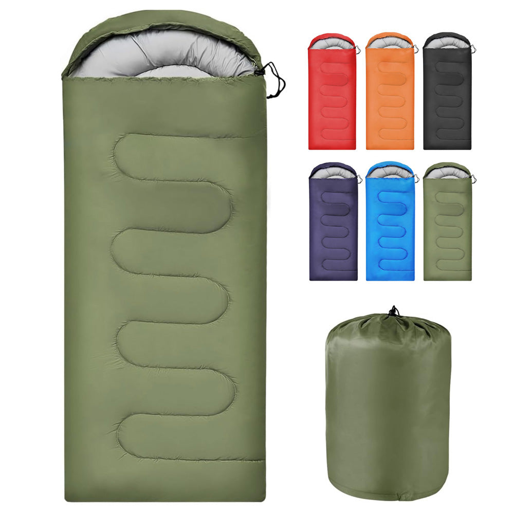 Insulated Envelope Sleep Sack for Cold Weather Camping – Adult Size with Carry Pouch | Thomler
