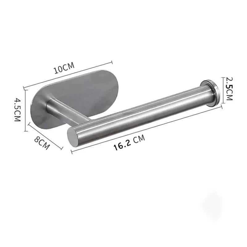 Wall-Mount Paper Towel Dispenser – Adhesive or Screw Install, Stainless Steel Rack for Under-Cabinet Kitchen Storage | Thomler