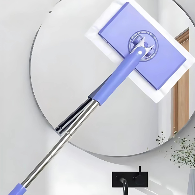 Touch-Free Flat Mop with Quick-Release Cleaning Pads for Hardwood, Tile & Laminate Floors | Thomler