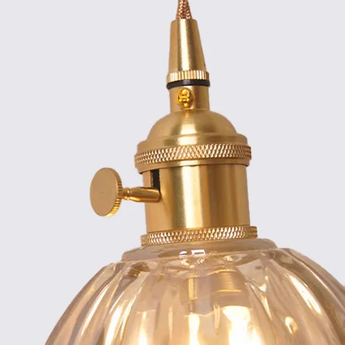 Pendant Light Glass 10 in Flower Shape E27 40W Dining Room Kitchen Island Ceiling Lamp | Thomler