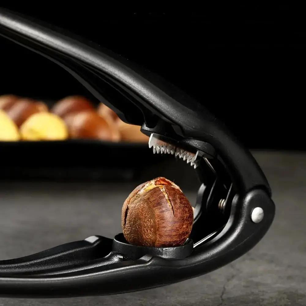 Nutcracker ABS Stainless Steel Ergonomic Hand Grip Kitchen Nut Sheller For Chestnuts Walnuts Hazelnuts Pecans | Thomler