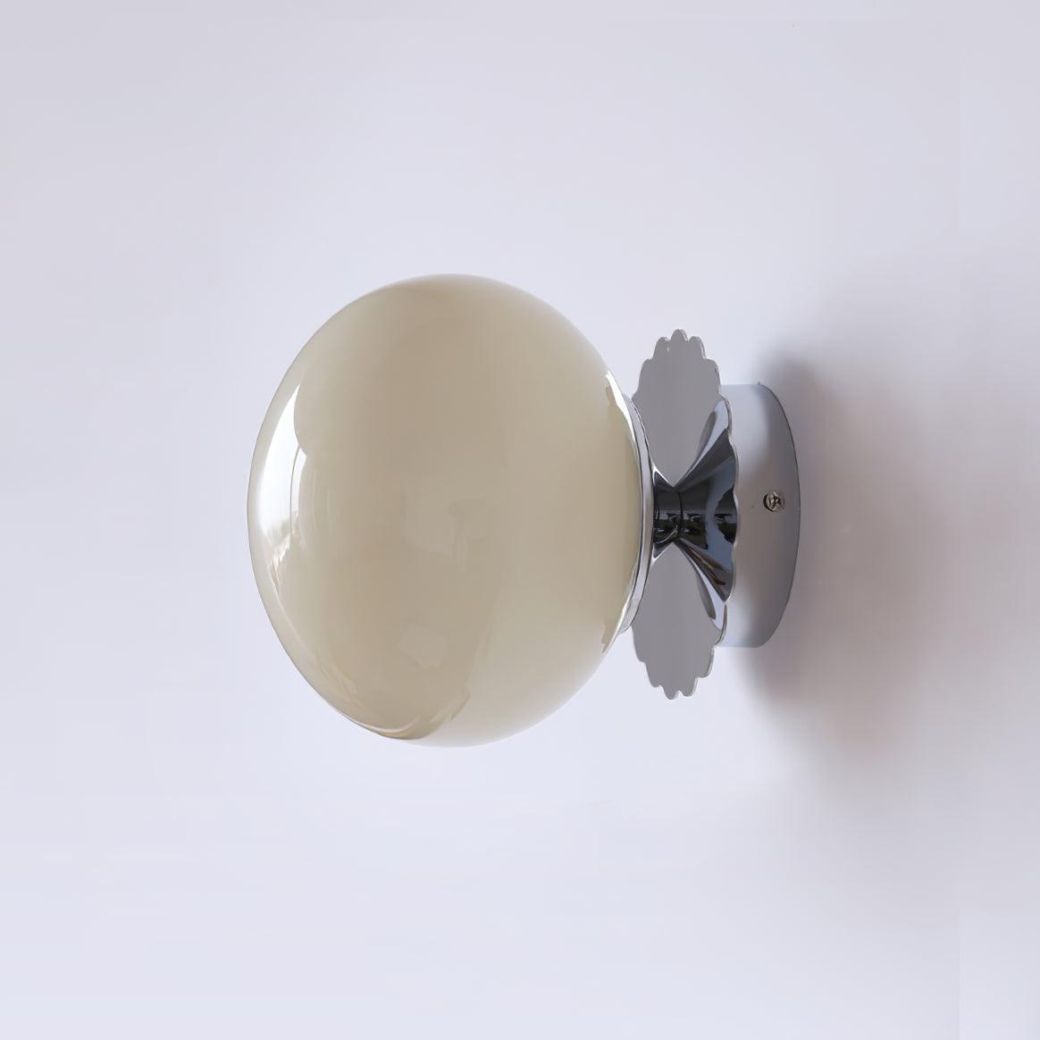 Wall Sconce Metal 7.9 in Pink Glass Shade 40W Indoor Living Room Bedroom Lighting | Thomler
