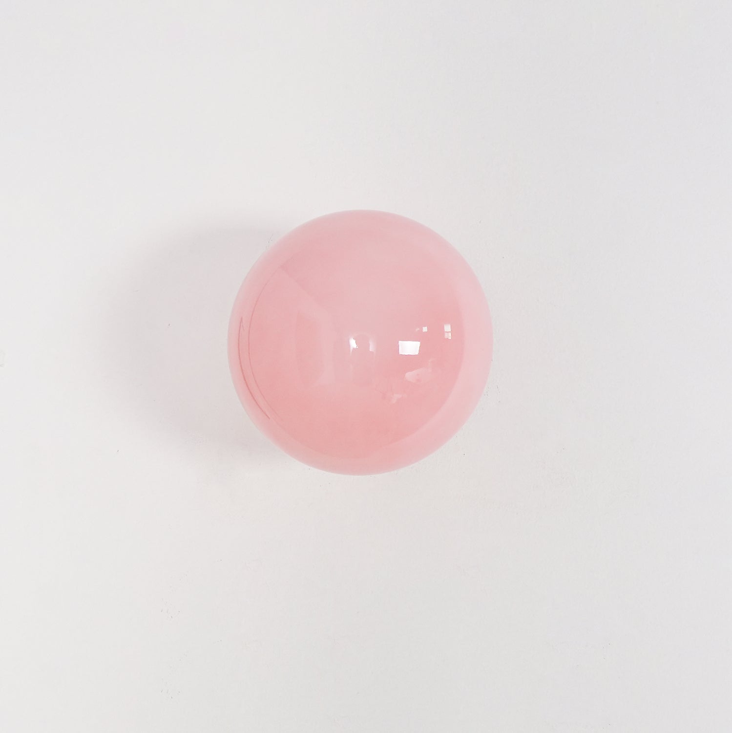 Wall Lamp Metal 7.9 in Pink Glass Adjustable Indoor Ceiling or Wall Light Contemporary Home Decor | Thomler