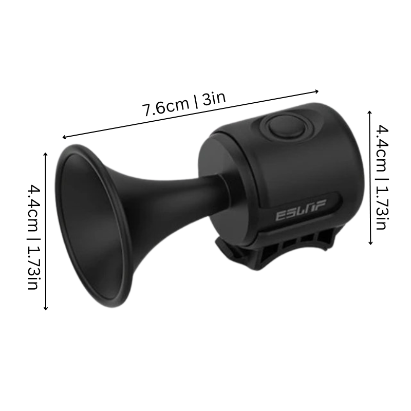 Bike Horn 120dB Ultra Loud Waterproof Handlebar Safety Alert for Cyclists Commuters Mountain Biking Road Cycling City Riding | Thomler