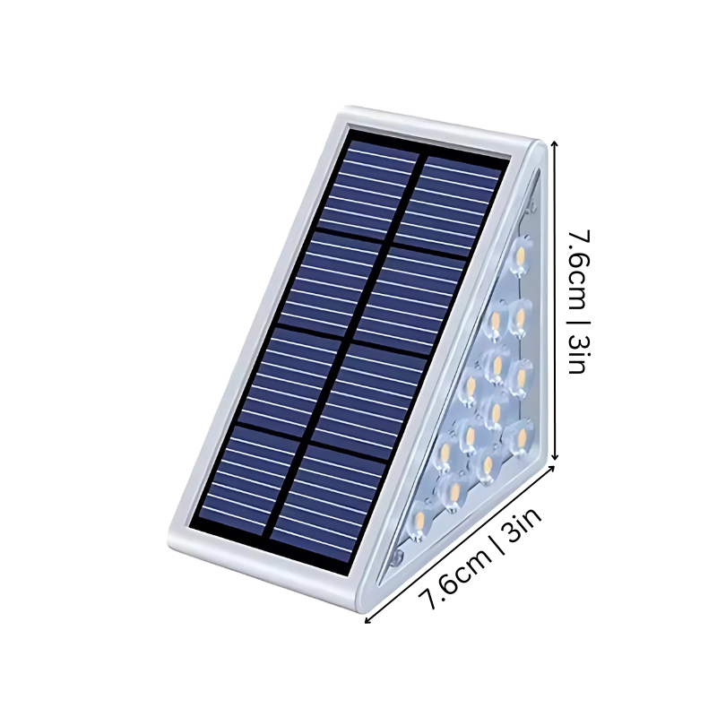 Solar Step Light for Outdoor Stairs & Pathways – Automatic Dusk-to-Dawn LED Lighting for Deck, Garden & Patio Steps | Thomler