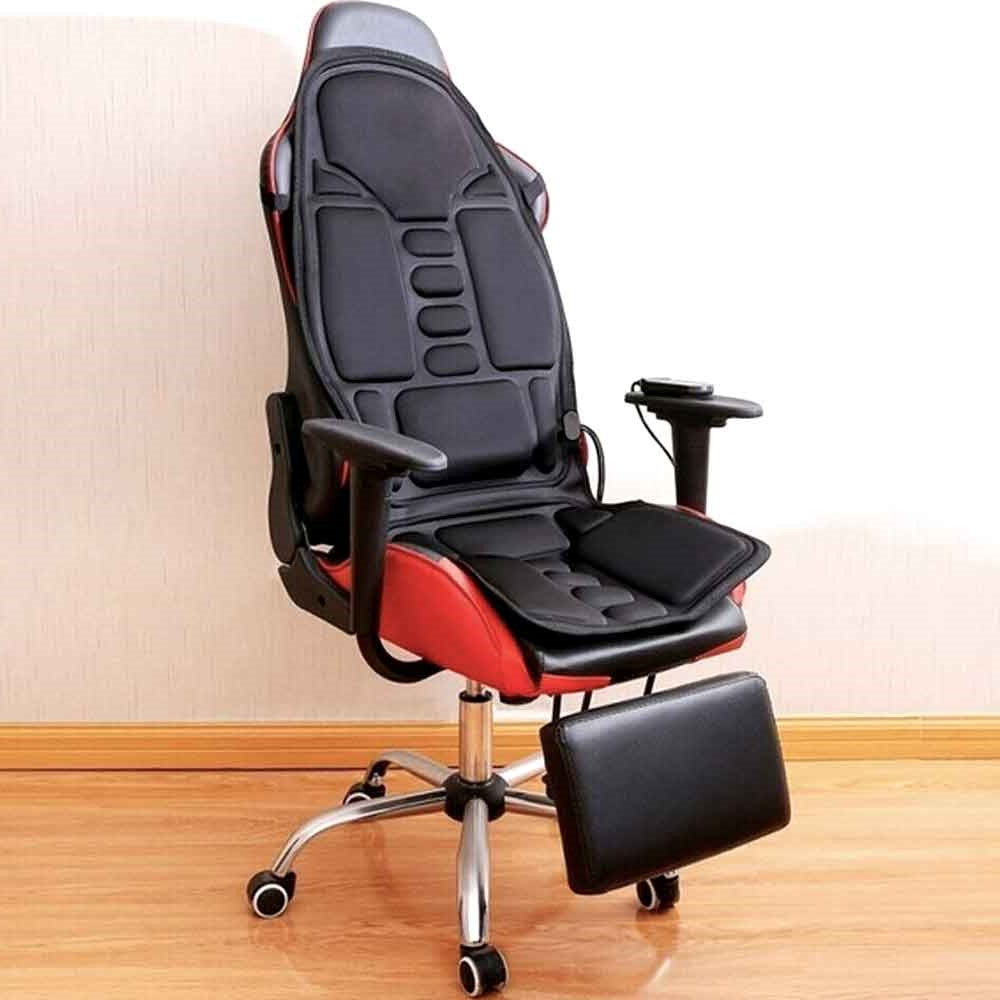 Heated Massage Seat Cushion 8 Programs Shiatsu Kneading Roller Therapy for Office Chair Car Driver Home Recliner Full Back Neck Lumbar | Thomler