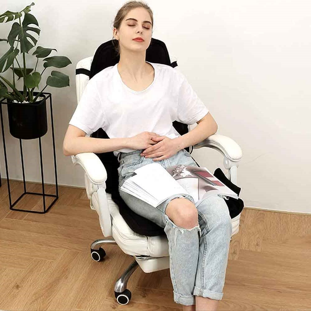 Heated Massage Seat Cushion 8 Programs Shiatsu Kneading Roller Therapy for Office Chair Car Driver Home Recliner Full Back Neck Lumbar | Thomler