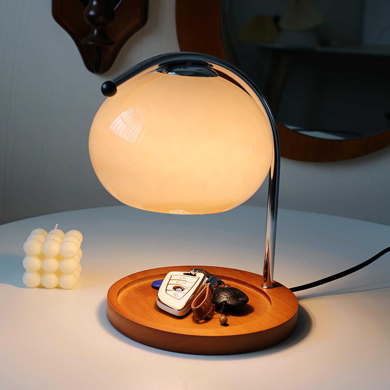 Candle Warmer Lamp Glass 7.8 in Flameless Wax Melt Indoor Home Fragrance Decor Halogen Heating Light | Thomler
