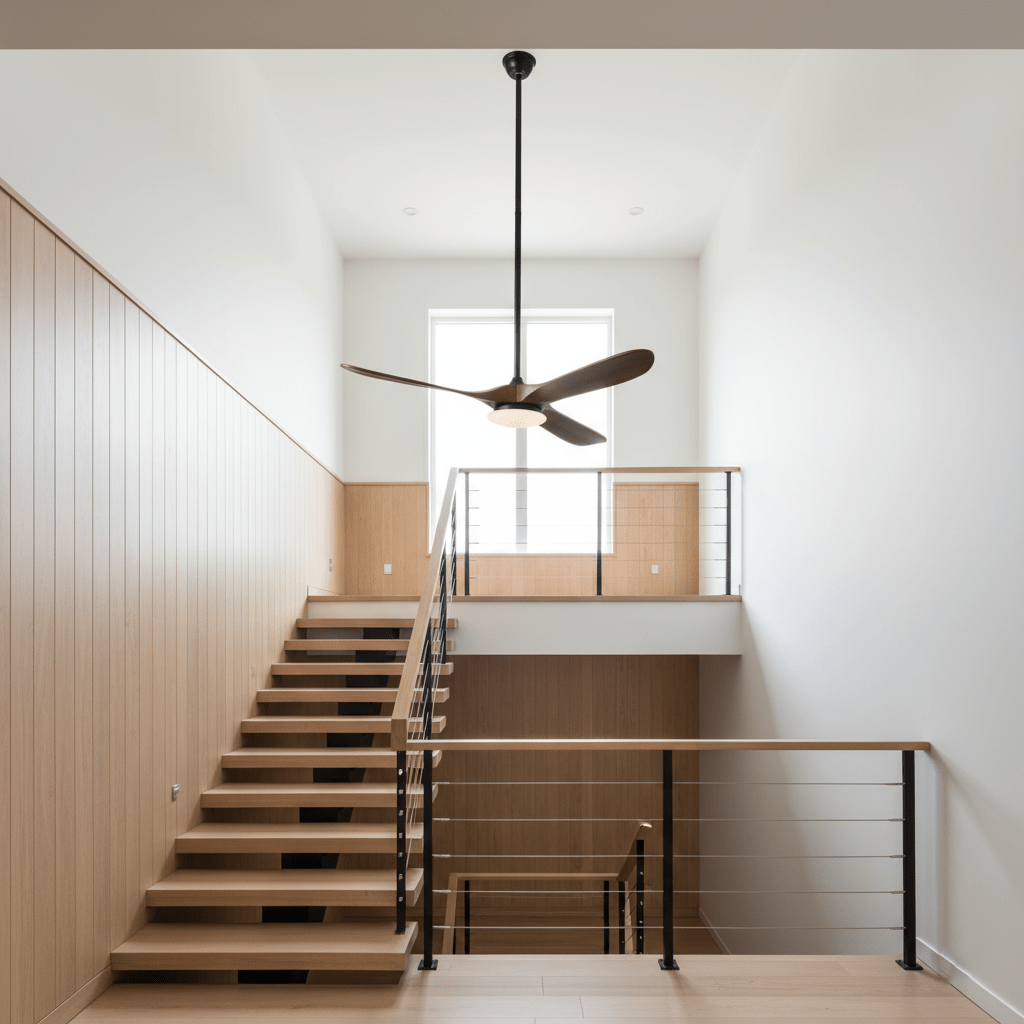 Wooden Ceiling Fan Light 42 in 52 in Adjustable Indoor AC 110–120V Modern Living Room Bedroom | Thomler