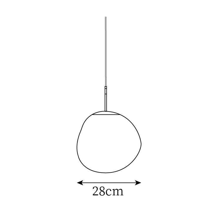 Pendant Lamp Metal 11 in Adjustable Ceiling Light Silver Gold Rose Gold Smoky Gray | Thomler
