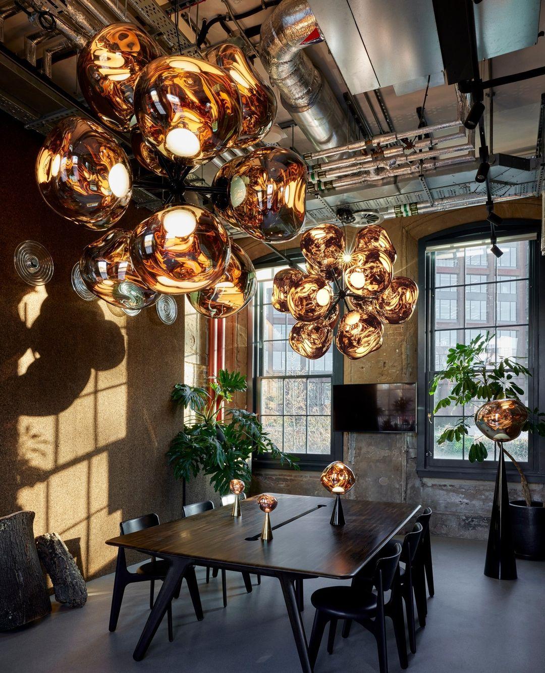 Pendant Lamp Metal 11 in Adjustable Ceiling Light Silver Gold Rose Gold Smoky Gray | Thomler