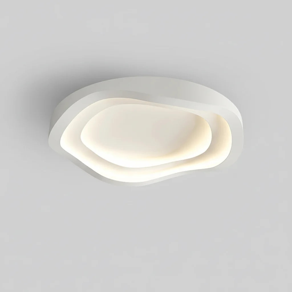 Modern Sculptural Flush Mount Ceiling Fixture with Adjustable LED Lighting for Dining Room & Bedroom | Thomler