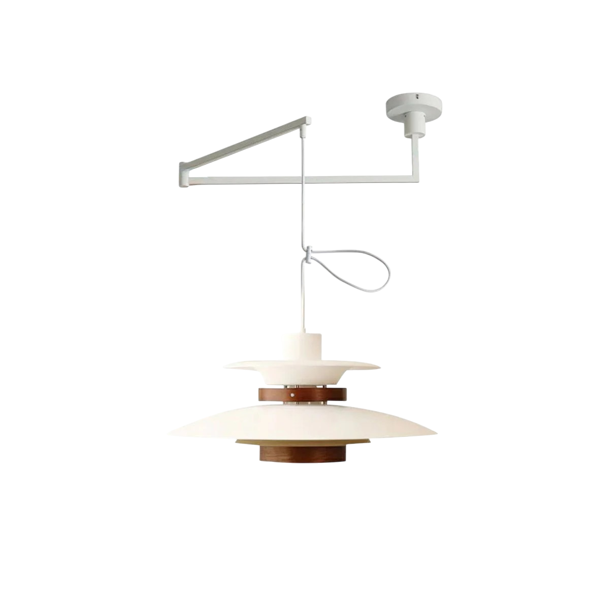 Pendant Light Metal Wood 50.0 cm Adjustable Dining Room Kitchen Island Hanging Lamp | Thomler
