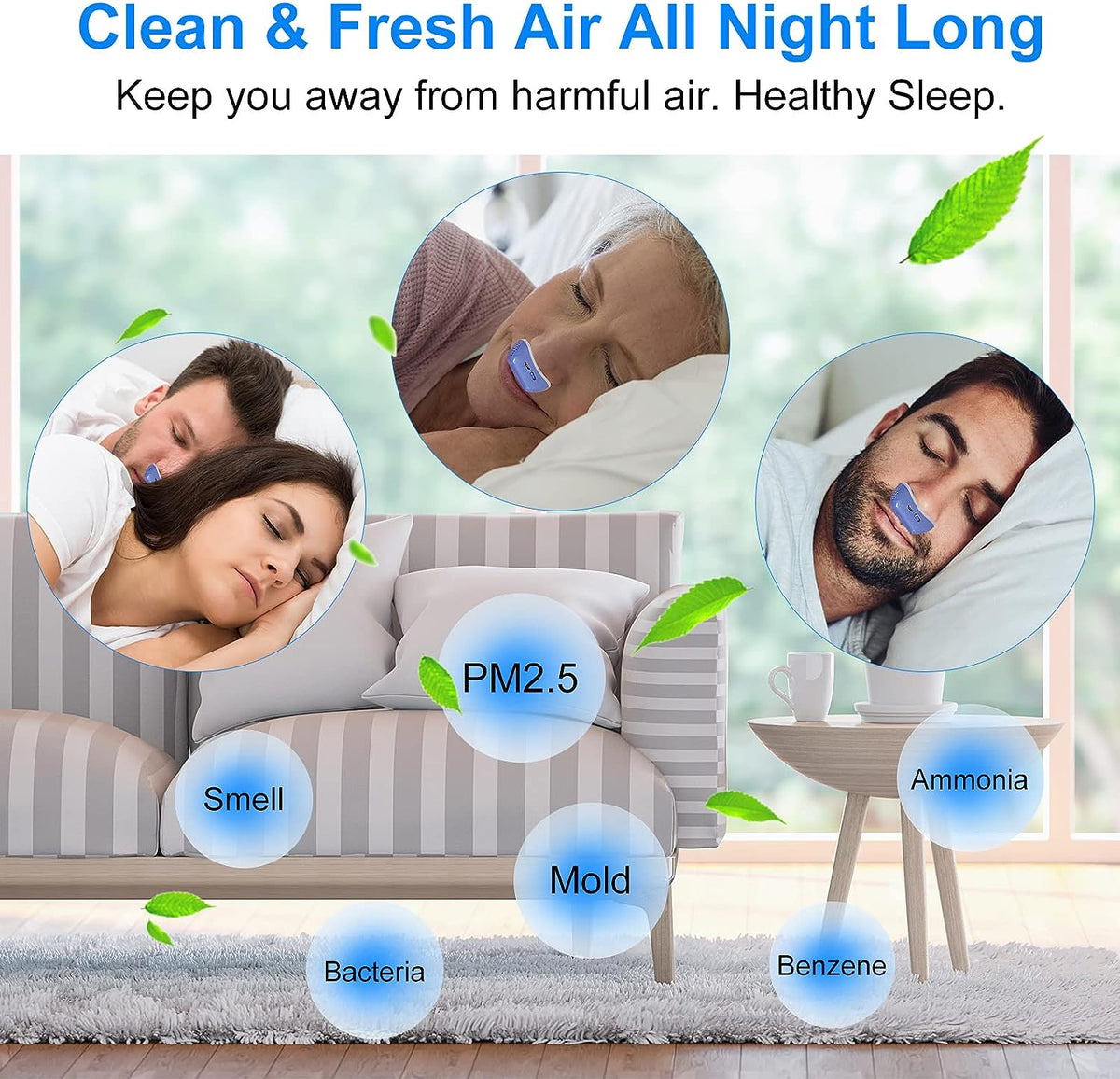 Anti-Snore Breathing Aid – Rechargeable Nasal Airway Device for Nighttime Comfort | Thomler