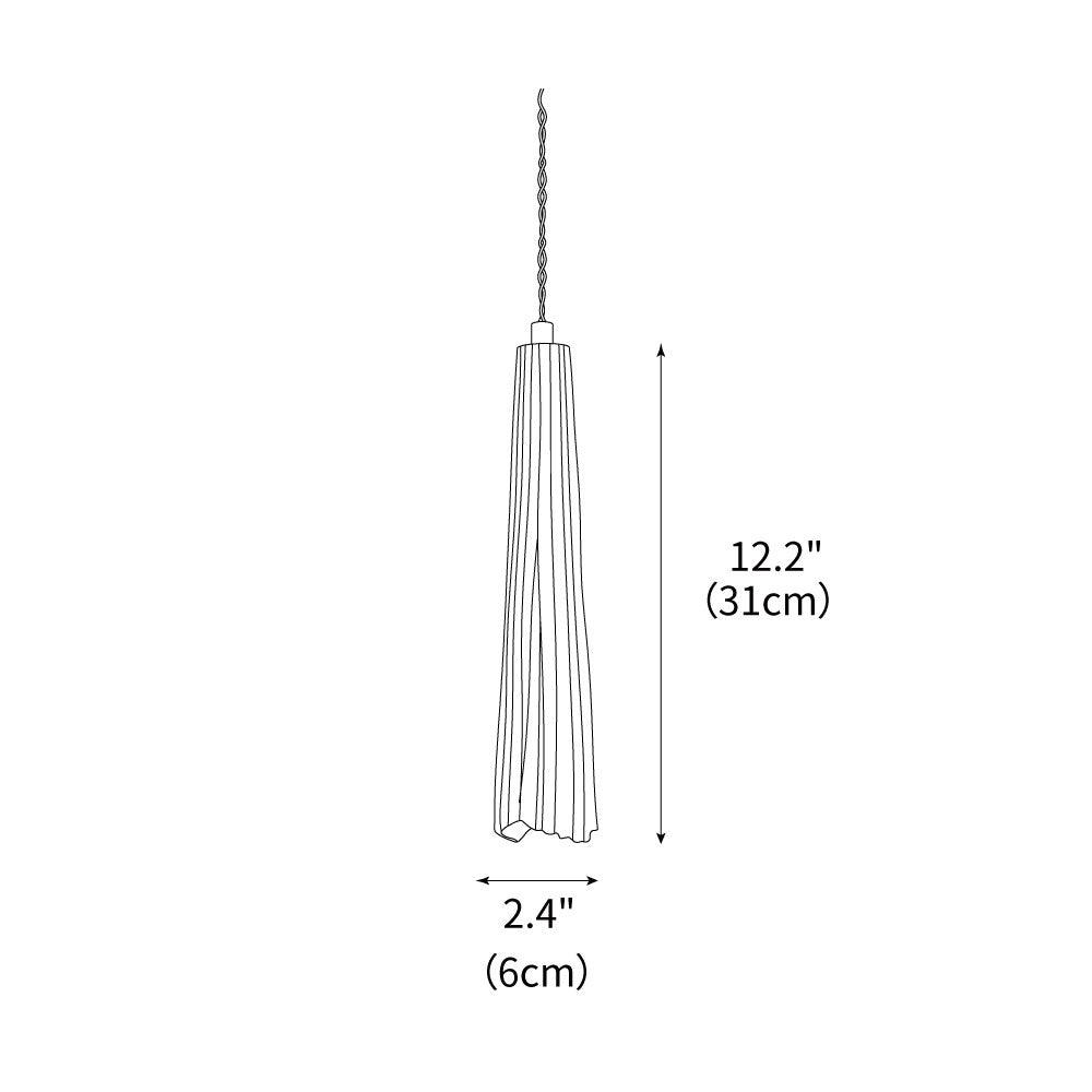 Pendant Light Cement 9.8 in Adjustable Modern Dining Room Kitchen Island Hanging Ceiling Lamp | Thomler