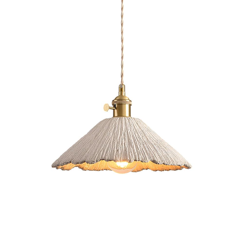 Pendant Light Cement 9.8 in Adjustable Modern Dining Room Kitchen Island Hanging Ceiling Lamp | Thomler