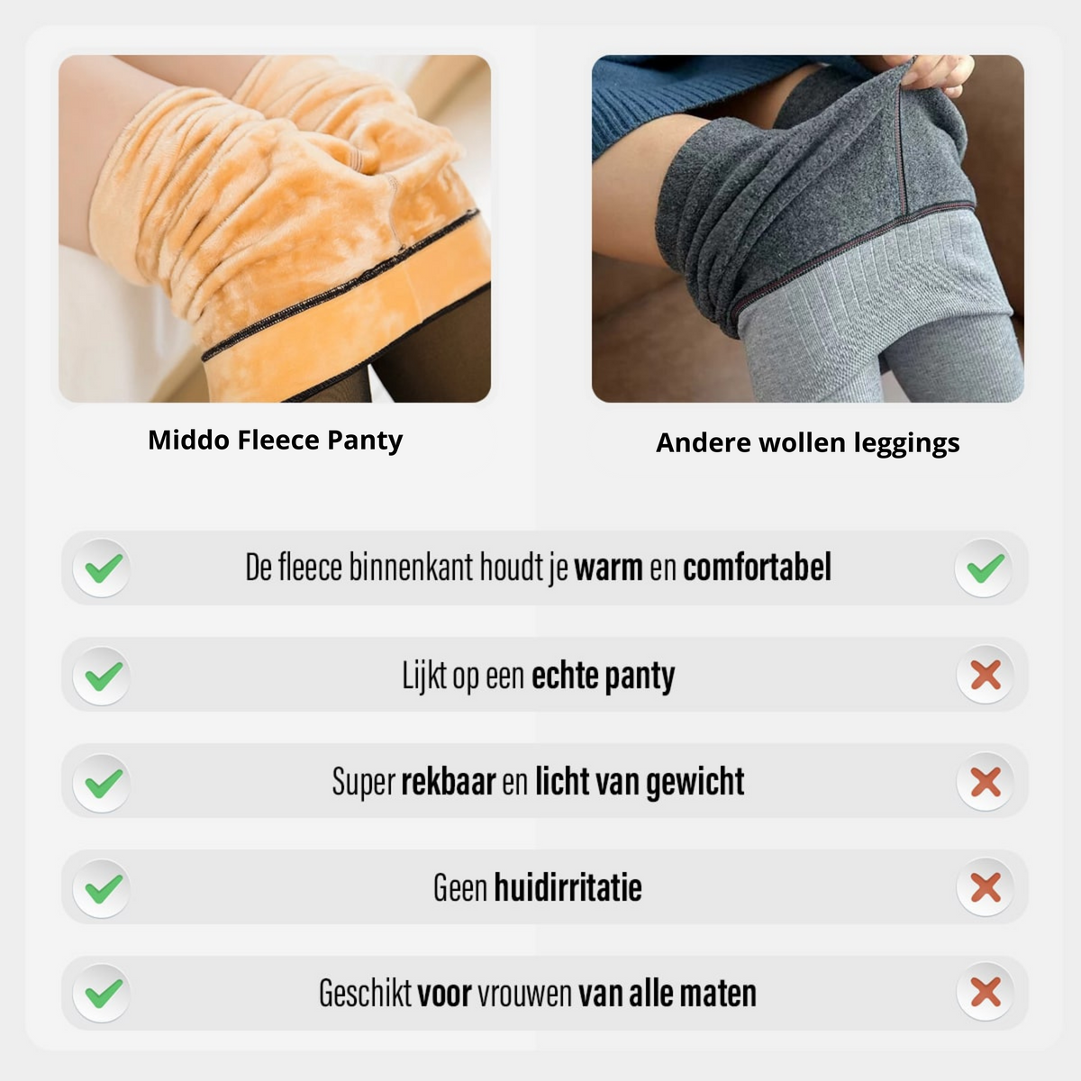 Fleece-Lined Shaping Tights – High-Waist Winter Hosiery with Sheer Look | Thomler