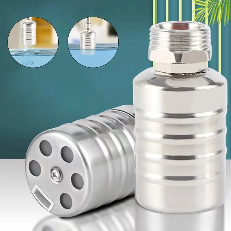 Compact Stainless Steel Float Valve for Automatic Water Level Control in Tanks, Barrels & Ponds | Thomler