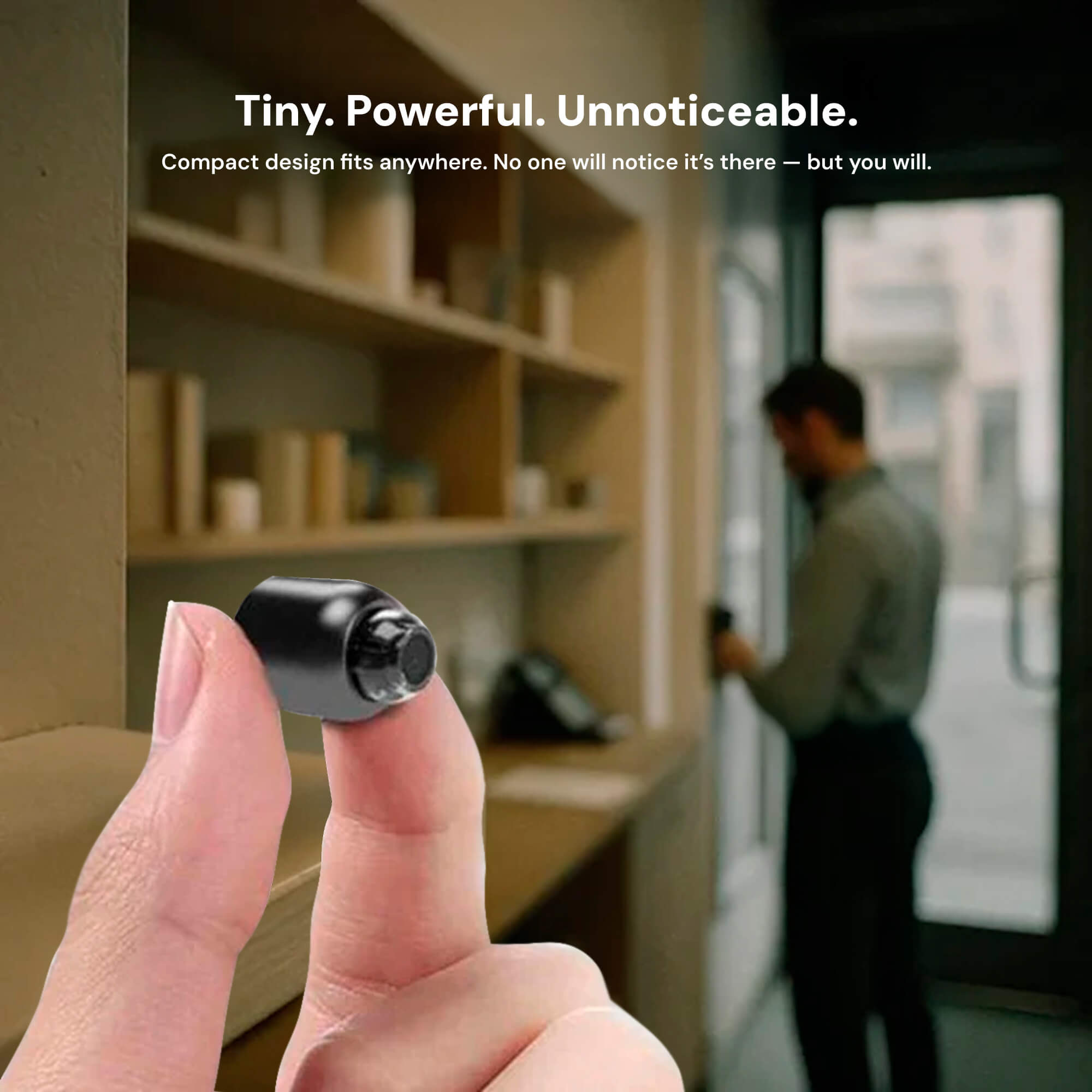 Mini Indoor Camera Compact Wi-Fi 1080P 4.0 cm Discreet Home Surveillance Night Vision Motion Detection | Thomler