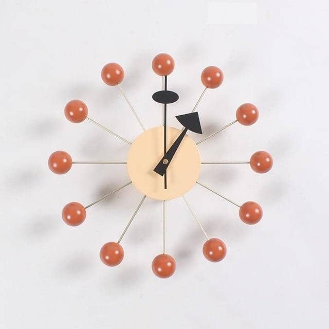 Modern 3D Sphere Wall Clock – Silent Quartz Movement – Minimalist Scandinavian Home Decor for Living Room, Bedroom, Office | Thomler