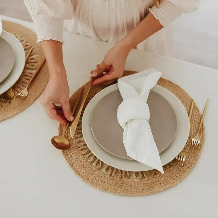 Stainless Steel Flatware Set – Matte Finish 5-Piece Place Settings for Everyday & Formal Dining | Thomler