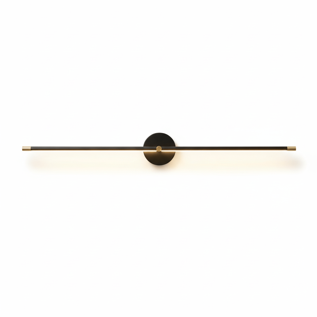 Metal Linear Vanity Light 27 in Warm White Bathroom Wall Lamp Sleek Modern LED Indoor Lighting Fixture | Thomler