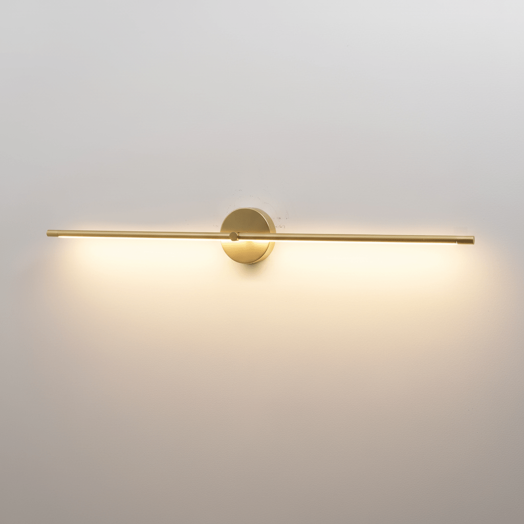 Metal Linear Vanity Light 27 in Warm White Bathroom Wall Lamp Sleek Modern LED Indoor Lighting Fixture | Thomler