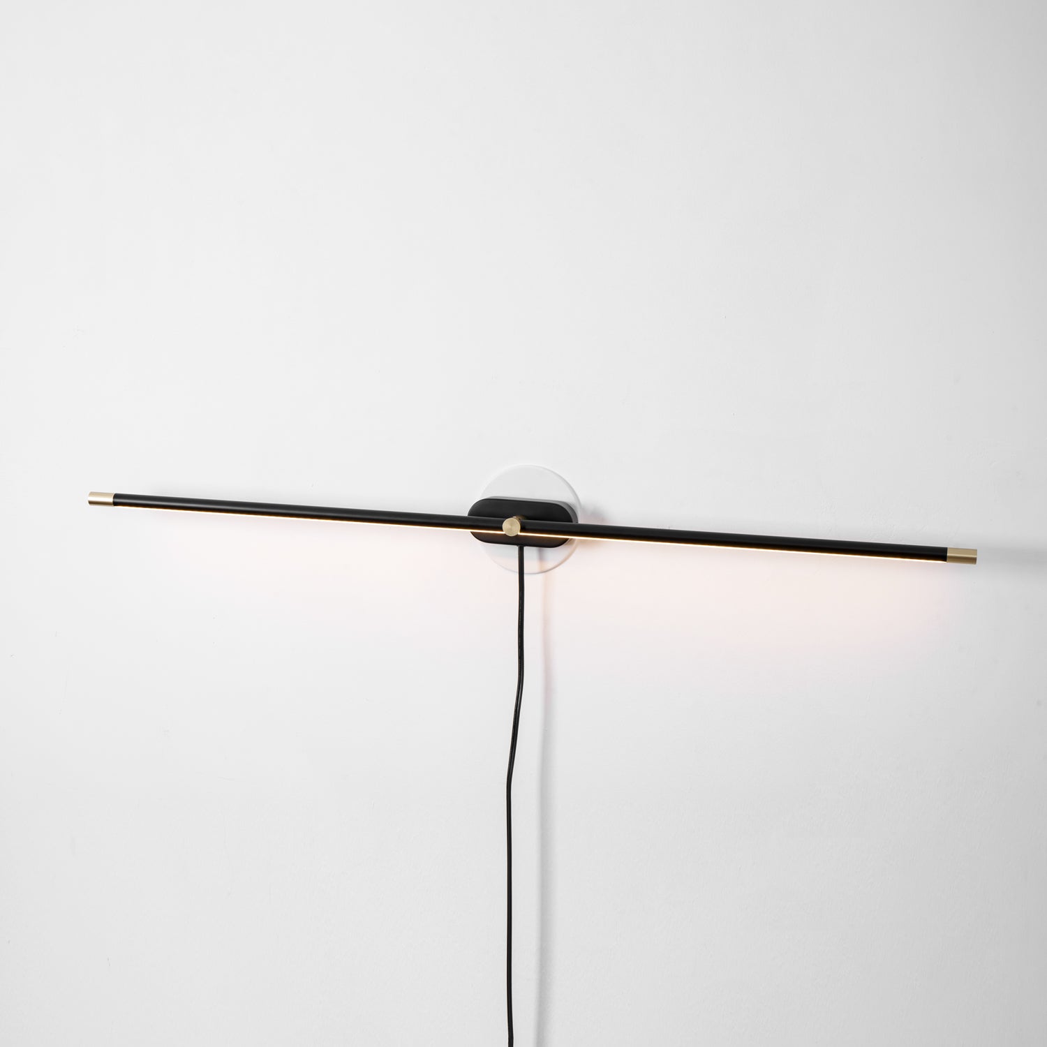 LED Linear Vanity Light 27 in Metal Wall Bathroom Mirror Warm Lighting Fixture Modern Minimalist | Thomler