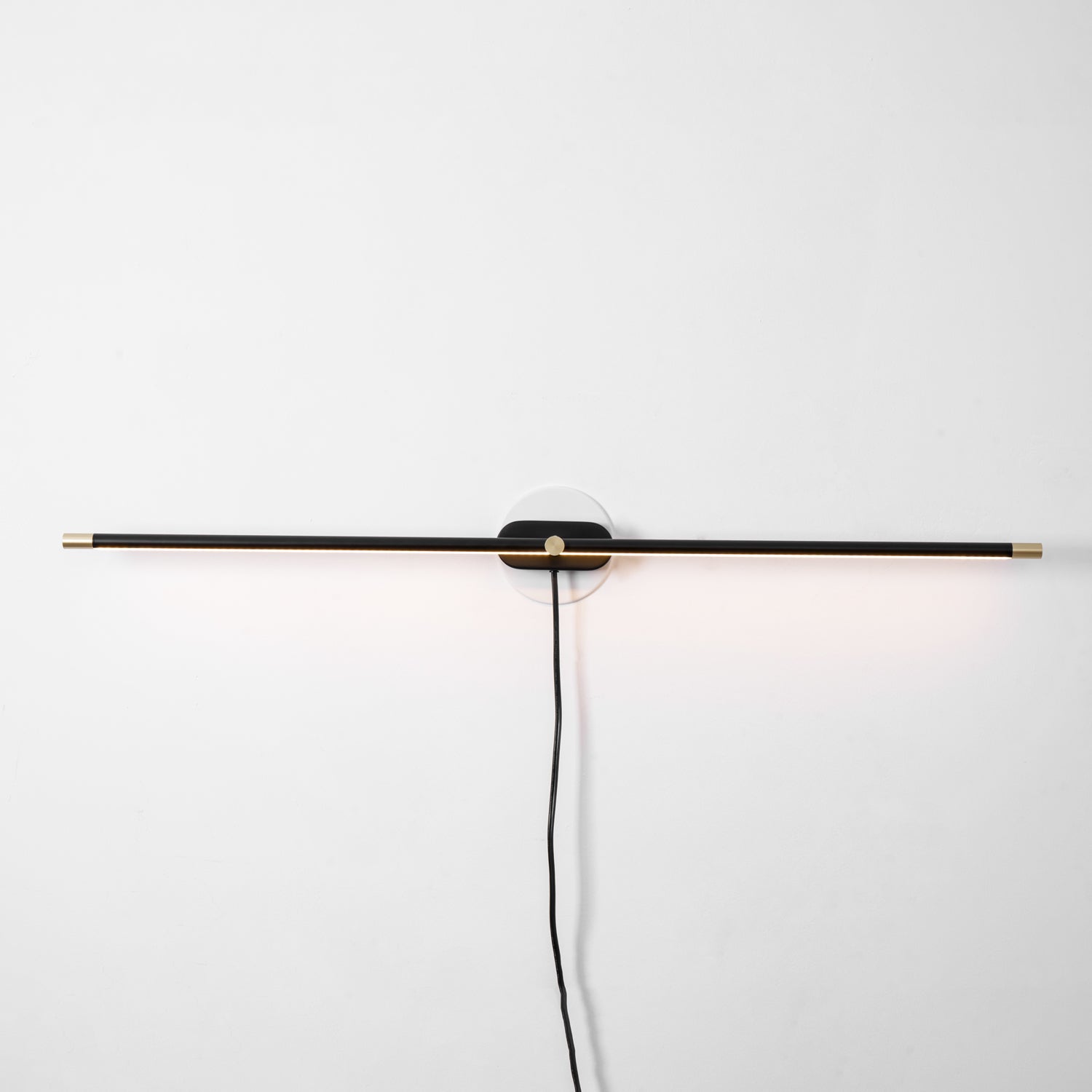 LED Linear Vanity Light 27 in Metal Wall Bathroom Mirror Warm Lighting Fixture Modern Minimalist | Thomler