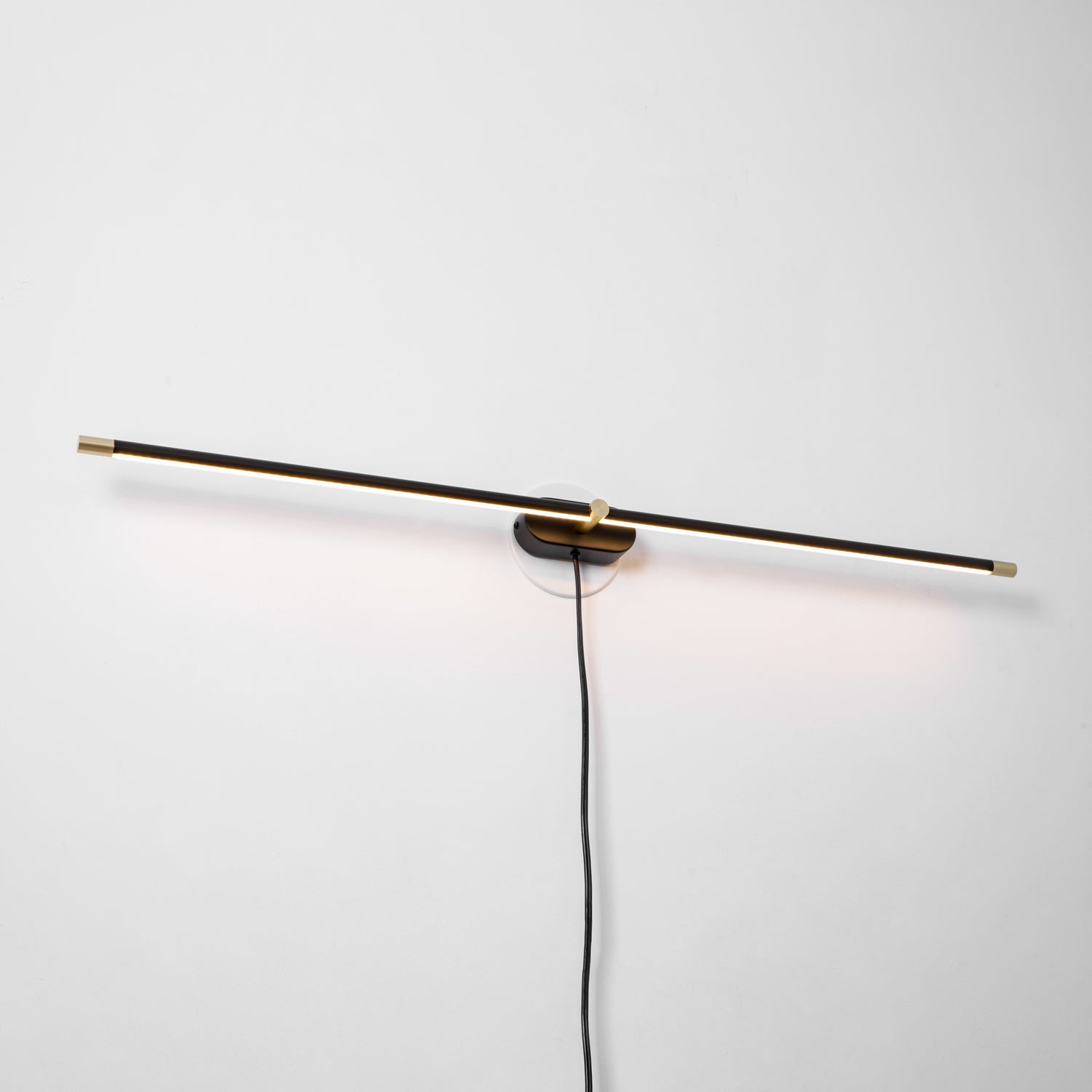 LED Linear Vanity Light 27 in Metal Wall Bathroom Mirror Warm Lighting Fixture Modern Minimalist | Thomler