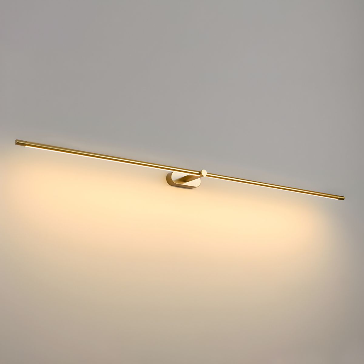 Rechargeable LED Wall Sconce Light with Touch Dimmer Switch for Bedroom Bathroom Mirror Vanity Hallway No Wiring Cordless Modern Linear | Thomler