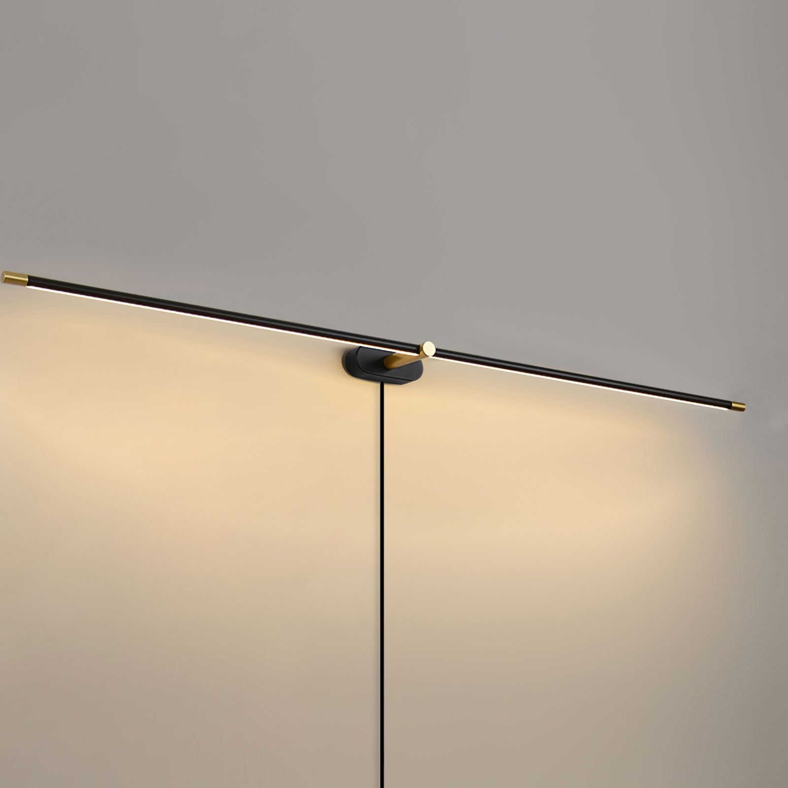 LED Linear Vanity Light 27 in Metal Wall Bathroom Mirror Warm Lighting Fixture Modern Minimalist | Thomler