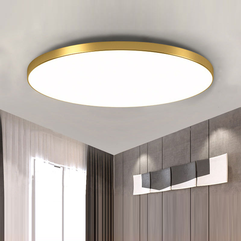 Flush Mount LED Ceiling Light – Low Profile Round Fixture with 3-Color Switching for Kitchen, Bedroom & Living Room | Thomler