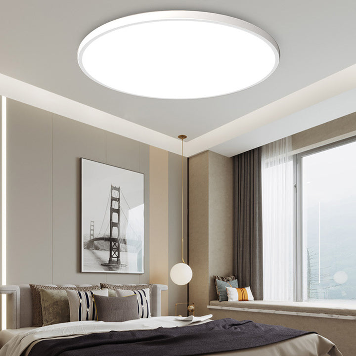 Flush Mount LED Ceiling Light – Low Profile Round Fixture with 3-Color Switching for Kitchen, Bedroom & Living Room | Thomler