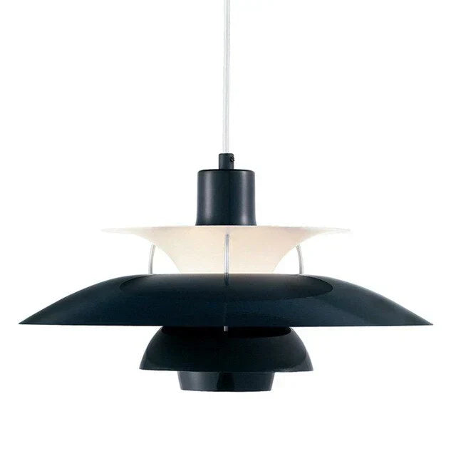 Pendant Light Metal Layered Shade E27 10W Scandinavian Dining Room Kitchen Island Hanging Ceiling Lamp | Thomler