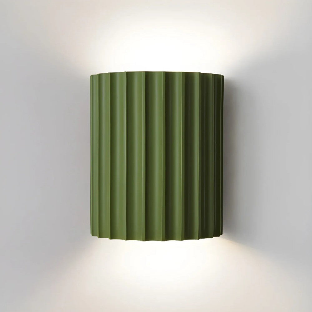Wall Lamp Resin 16.5 cm Green G9 Bedroom Hallway Modern Ambient Lighting Fixture | Thomler