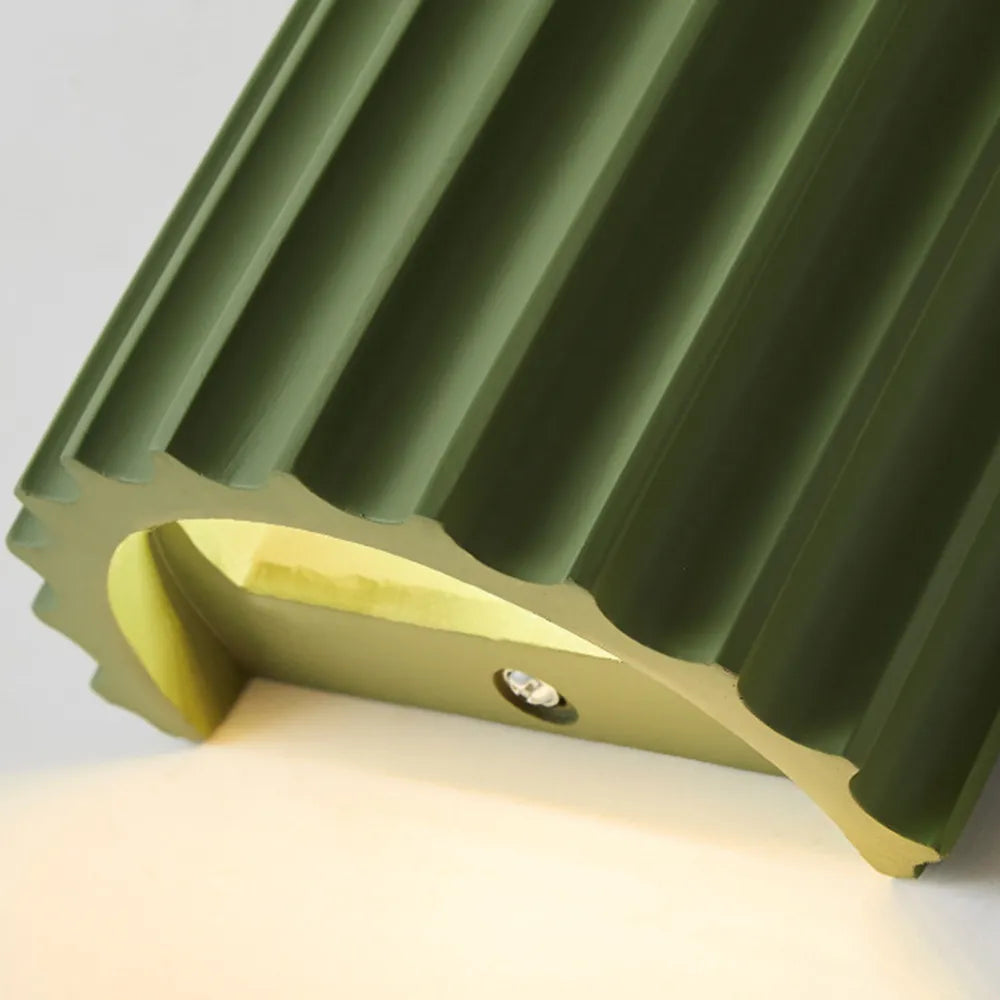 Wall Lamp Resin 16.5 cm Green G9 Bedroom Hallway Modern Ambient Lighting Fixture | Thomler