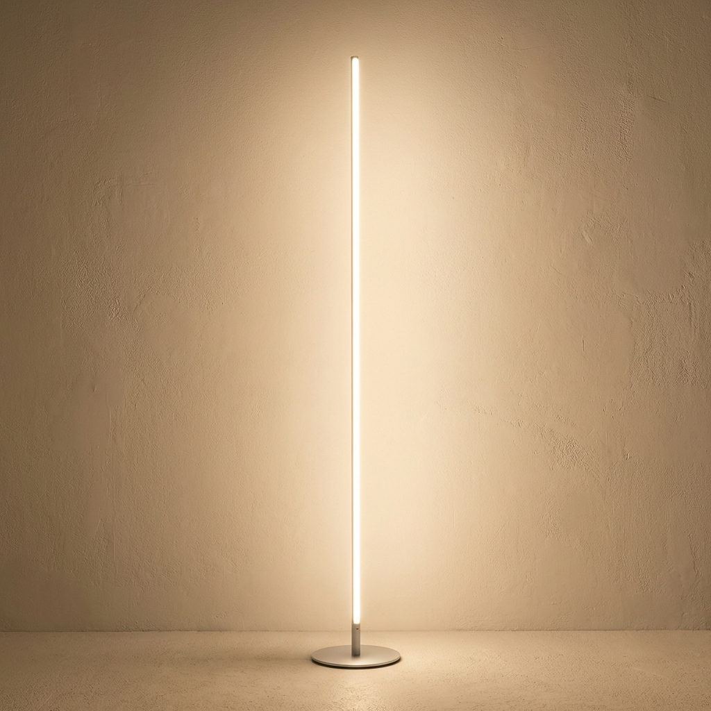 Tall Uplight Standing Lamp with LED – Sleek Metal Design for Modern Spaces | Thomler