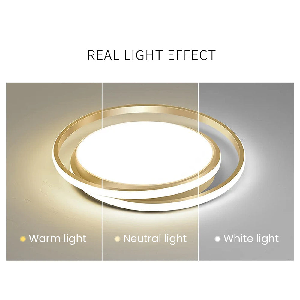 Round LED Ceiling Fixture – Low-Profile Design for Any Room | Thomler