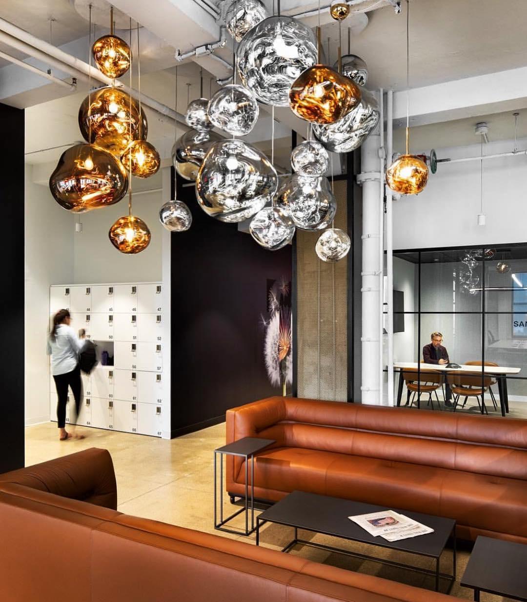 Modern Lava Pendant Lamp 7 in Copper Chrome Gold Ceiling Dining Lighting Mirror Effect Hanging Fixture | Thomler