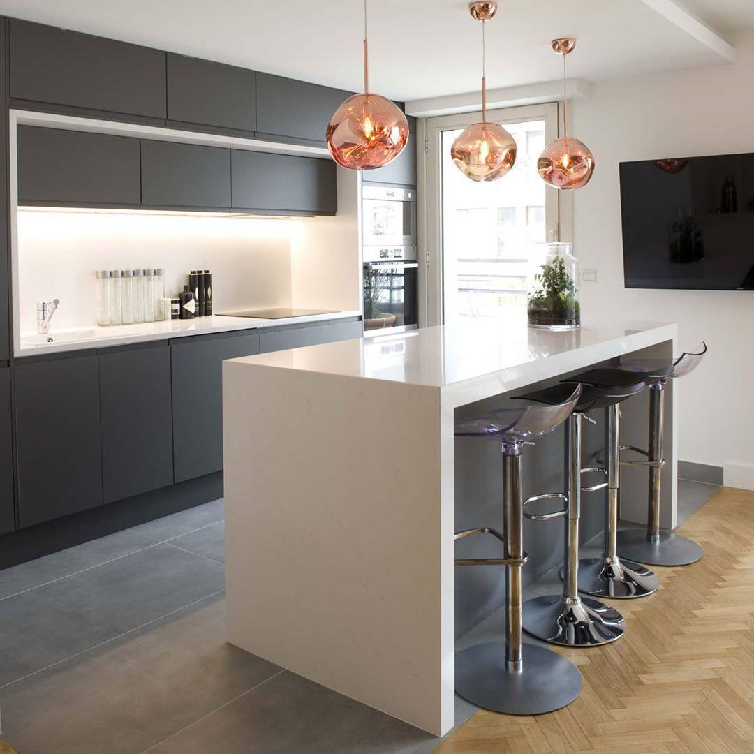 Modern Lava Pendant Lamp 7 in Copper Chrome Gold Ceiling Dining Lighting Mirror Effect Hanging Fixture | Thomler