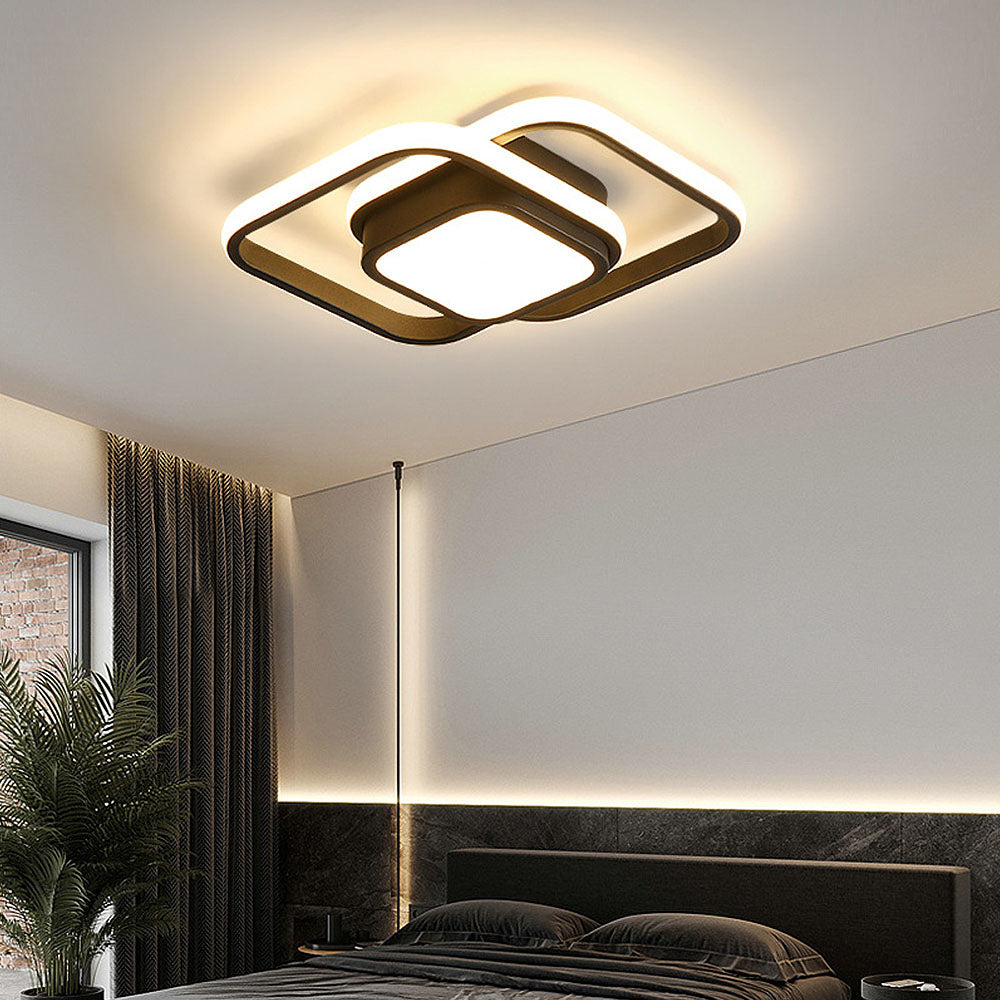 Flush Mount LED Ring Light – Low Profile 11 in Circular Fixture, Dimmable Tri-Color for Bedroom, Living Room & Hallway | Thomler