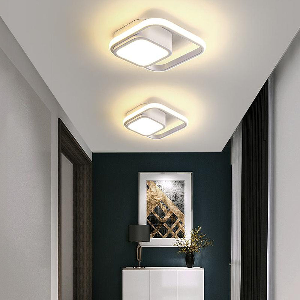Flush Mount LED Ring Light – Low Profile 11 in Circular Fixture, Dimmable Tri-Color for Bedroom, Living Room & Hallway | Thomler