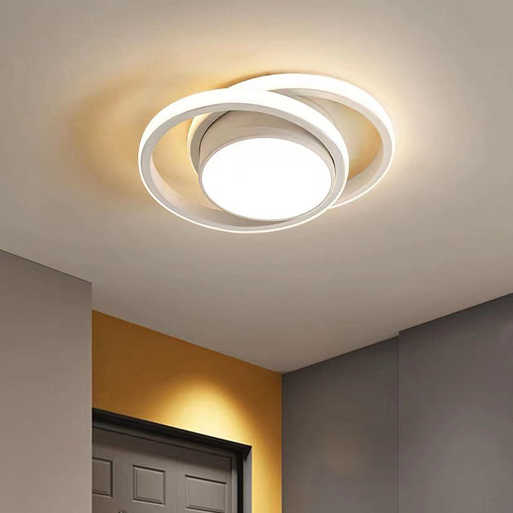 Flush Mount LED Ring Light – Low Profile 11 in Circular Fixture, Dimmable Tri-Color for Bedroom, Living Room & Hallway | Thomler
