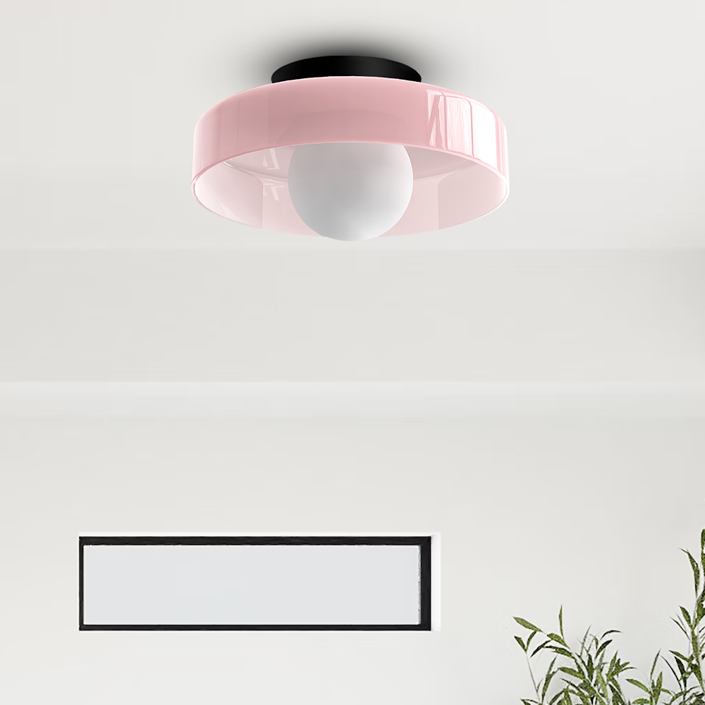 Stylish Glass Dome Ceiling Fixture – Surface-Mount Lighting for Contemporary Interiors | Thomler